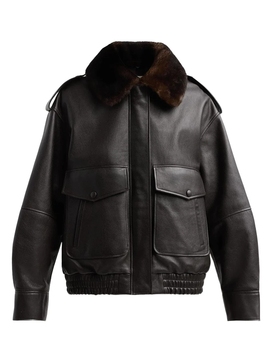 Women's Russo Leather Military Jacket