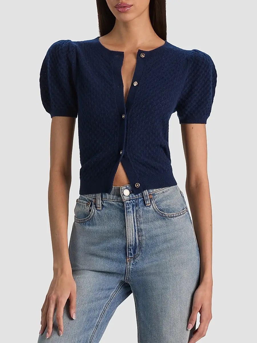 Alice + Olivia Women's Sabine Cashmere Cardigan | Thumbnail 4 Alice + Olivia Women's Sabine Cashmere Cardigan | Thumbnail 4