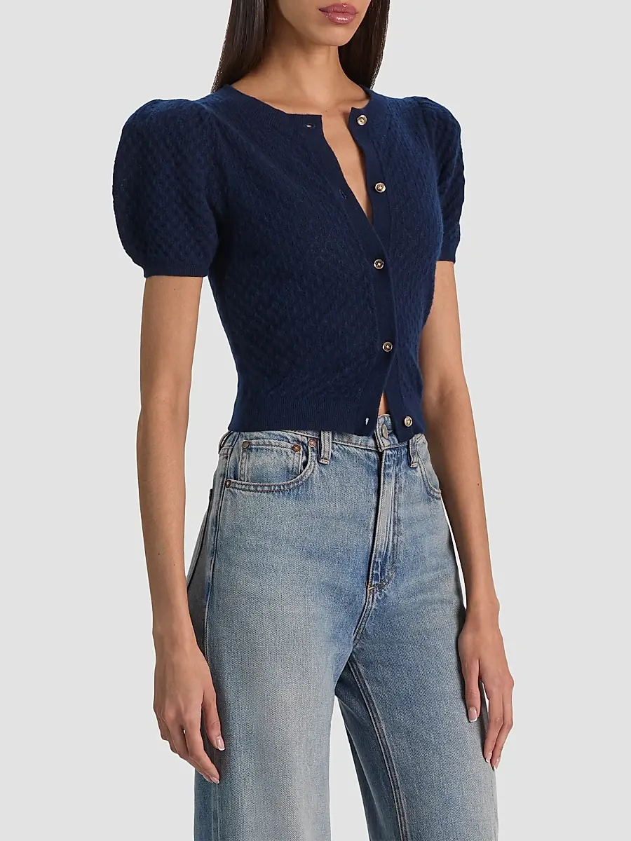 Alice + Olivia Women's Sabine Cashmere Cardigan | Thumbnail 6 Alice + Olivia Women's Sabine Cashmere Cardigan | Thumbnail 6