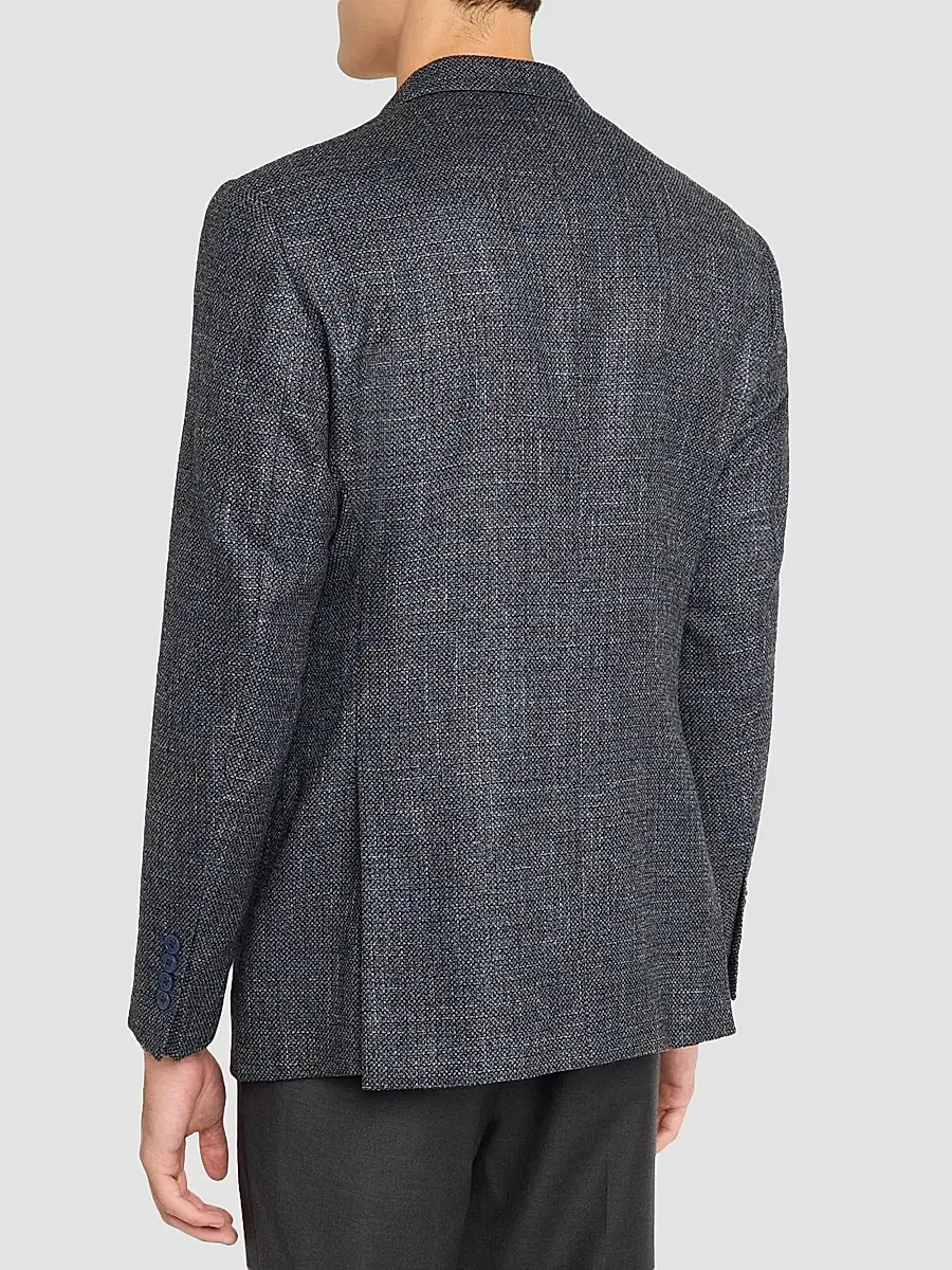 Emporio Armani Men's Melange Wool-Blend Sport Coat | Thumbnail 3 Emporio Armani Men's Melange Wool-Blend Sport Coat | Thumbnail 3