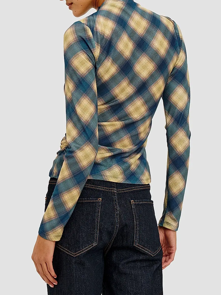 RAILS Women's Joelle Draped Plaid Top | Thumbnail 3 RAILS Women's Joelle Draped Plaid Top | Thumbnail 3