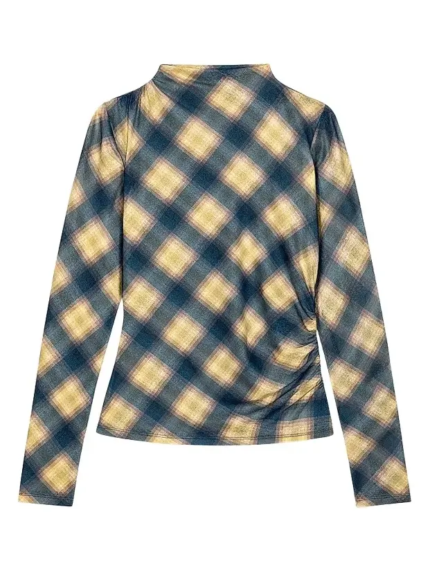 RAILS Women's Joelle Draped Plaid Top