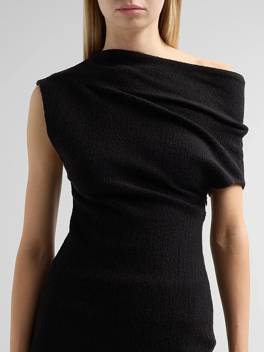 TOTEME Women's Draped One-Shoulder Top | Thumbnail 5 TOTEME Women's Draped One-Shoulder Top | Thumbnail 5