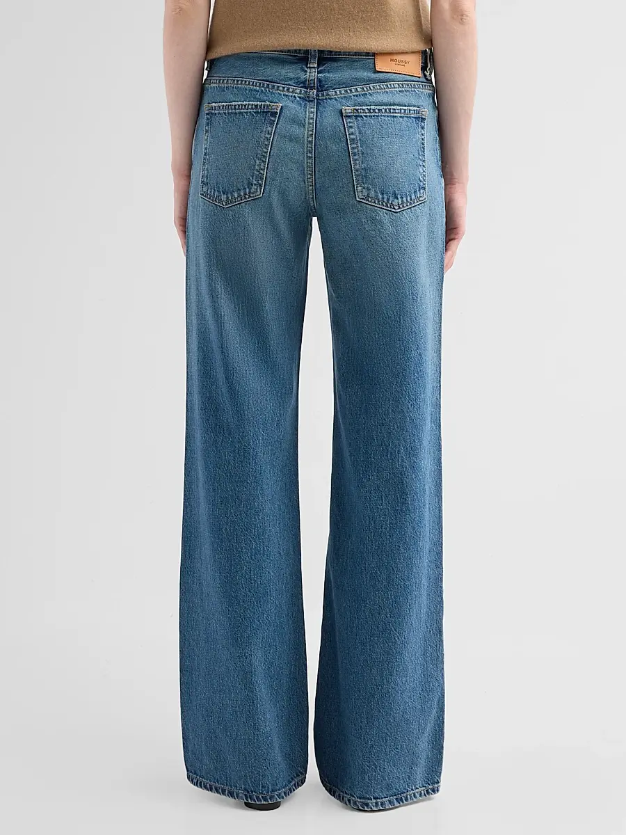 Moussy Vintage Women's Missouri Low-Rise Wide-Leg Jeans | Thumbnail 3 Moussy Vintage Women's Missouri Low-Rise Wide-Leg Jeans | Thumbnail 3