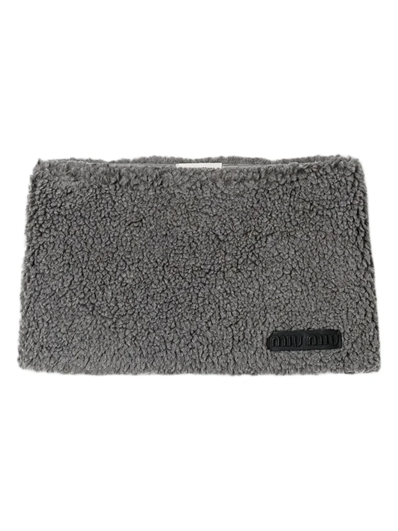 Miu Miu Women's Fleece Mini Skirt