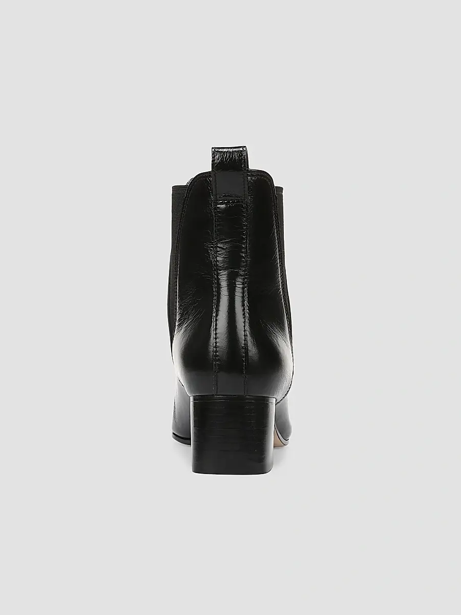 Veronica Beard Women's Astra Leather Chelsea Short Boots | Thumbnail 3