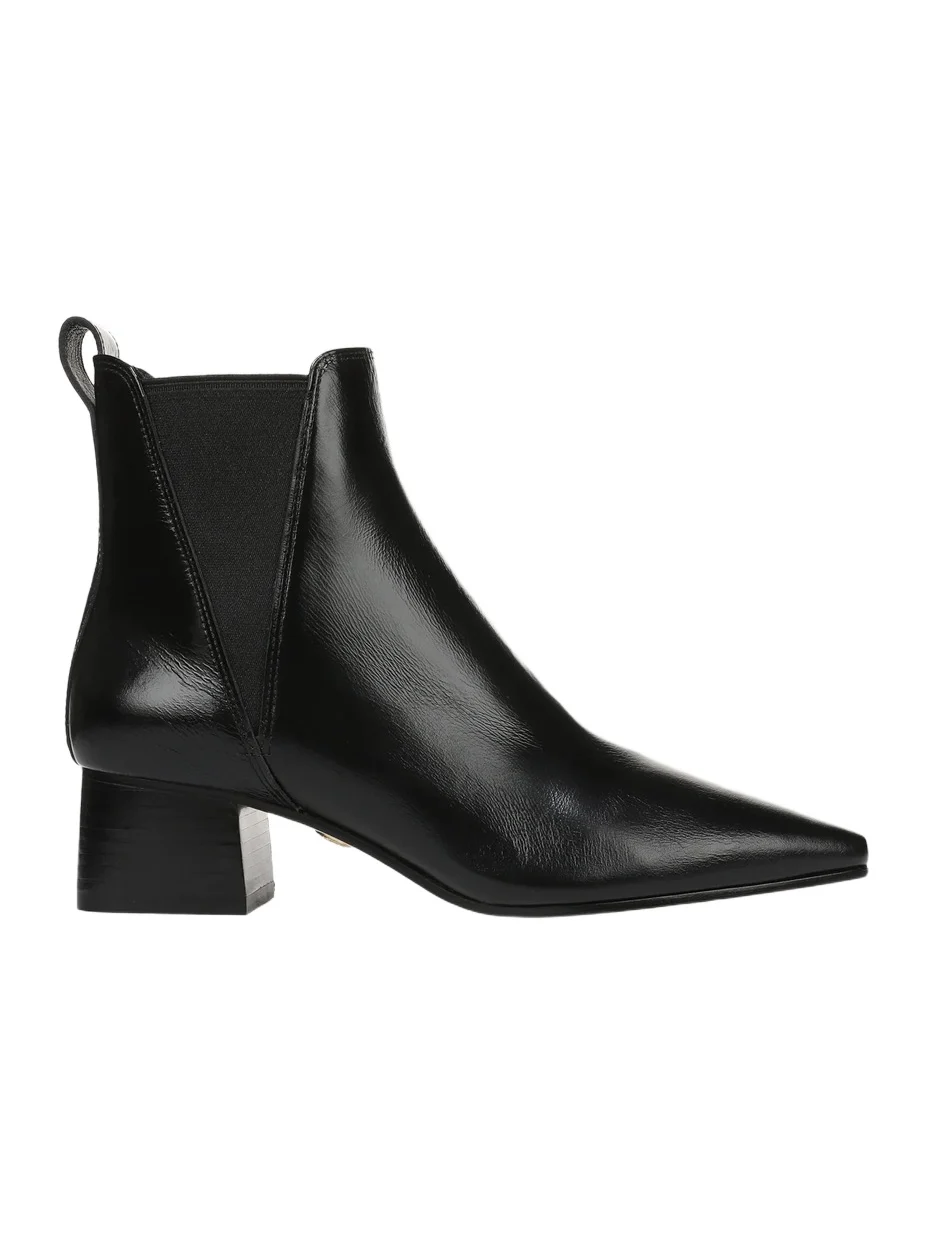 Veronica Beard Women's Astra Leather Chelsea Short Boots