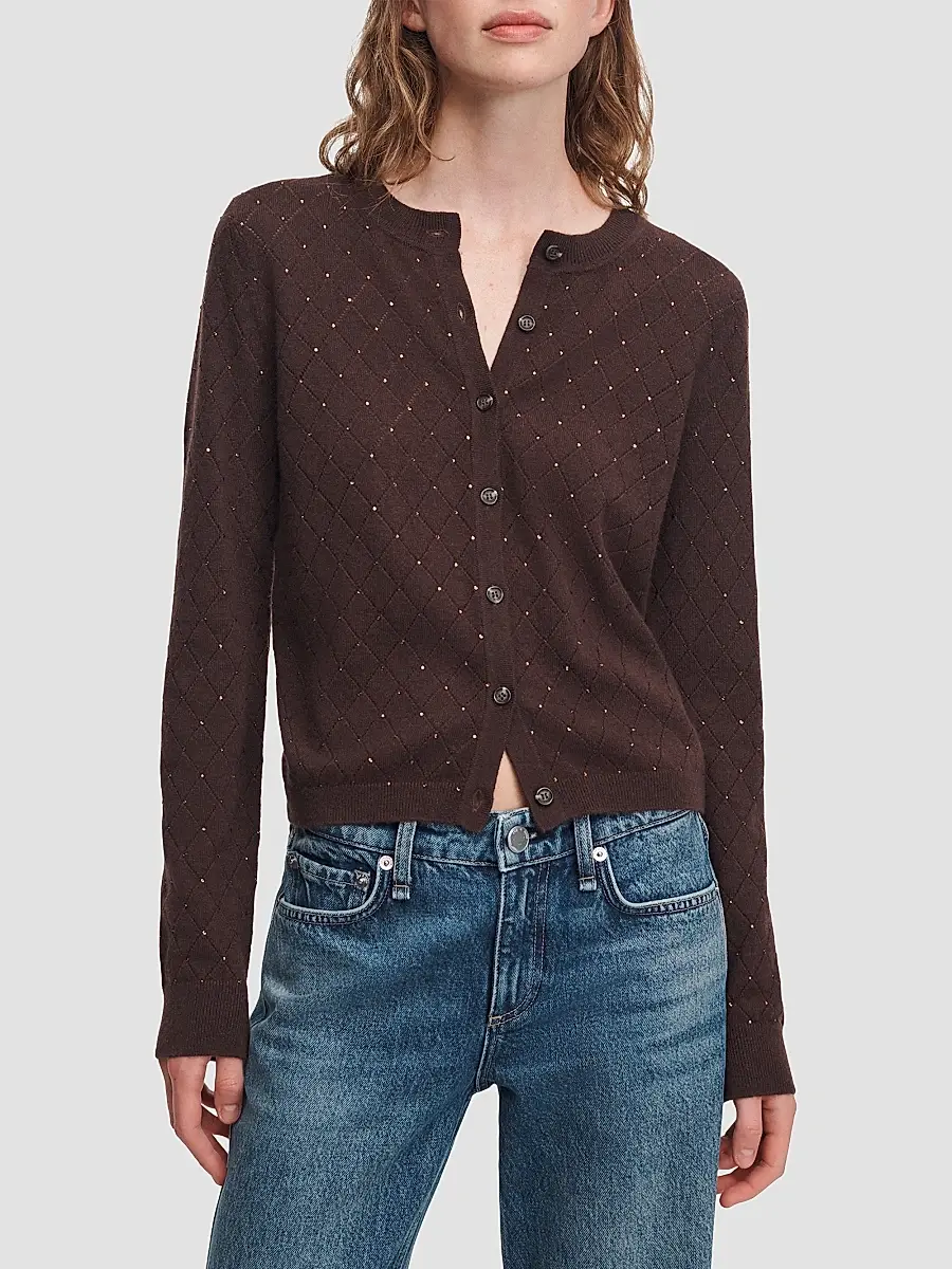 rag & bone Women's Archie Jewel Cashmere-Blend Cardigan | Thumbnail 4 rag & bone Women's Archie Jewel Cashmere-Blend Cardigan | Thumbnail 4