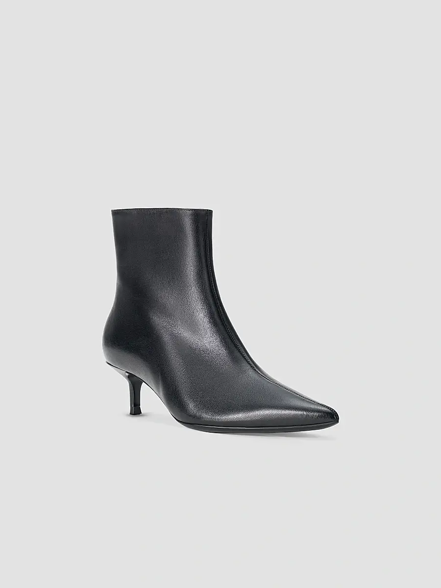 Staud Women's Sebastian Leather Kitten-Heel Ankle Boots | Thumbnail 5