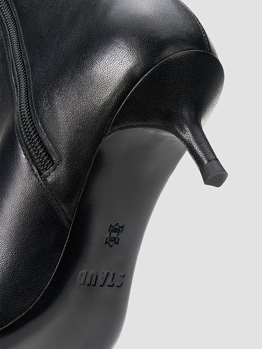 Staud Women's Sebastian Leather Kitten-Heel Ankle Boots | Thumbnail 6