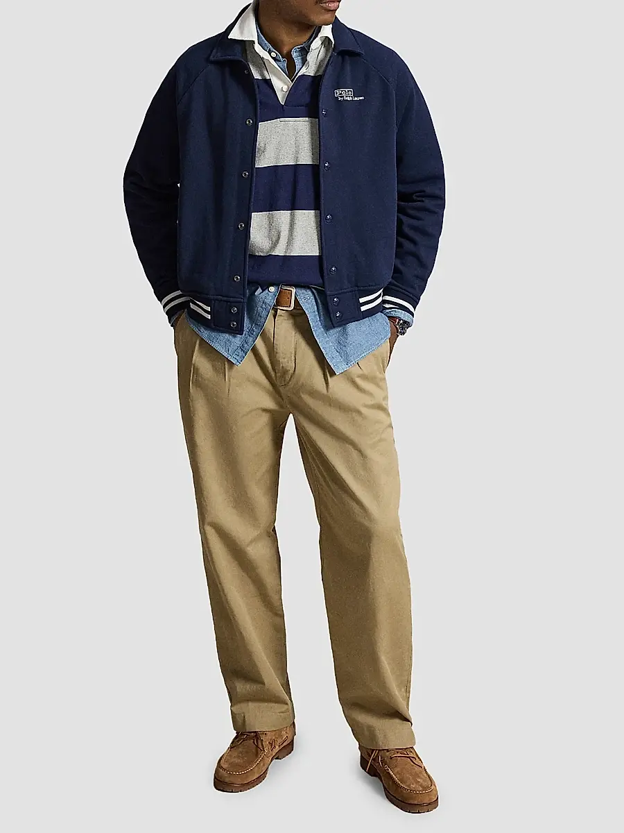 Polo Ralph Lauren Men's Vintage-Fit Logo Fleece Bayport Jacket | Thumbnail 2