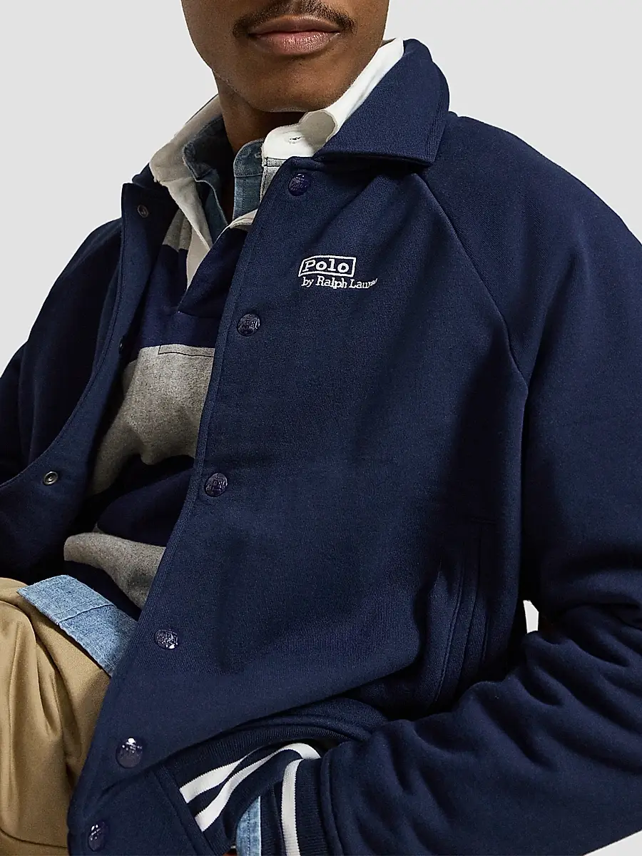 Polo Ralph Lauren Men's Vintage-Fit Logo Fleece Bayport Jacket | Thumbnail 5
