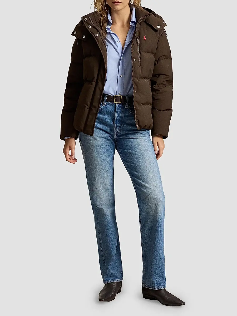 Polo Ralph Lauren Women's Mid-Weight Down Puffer Jacket | Thumbnail 2