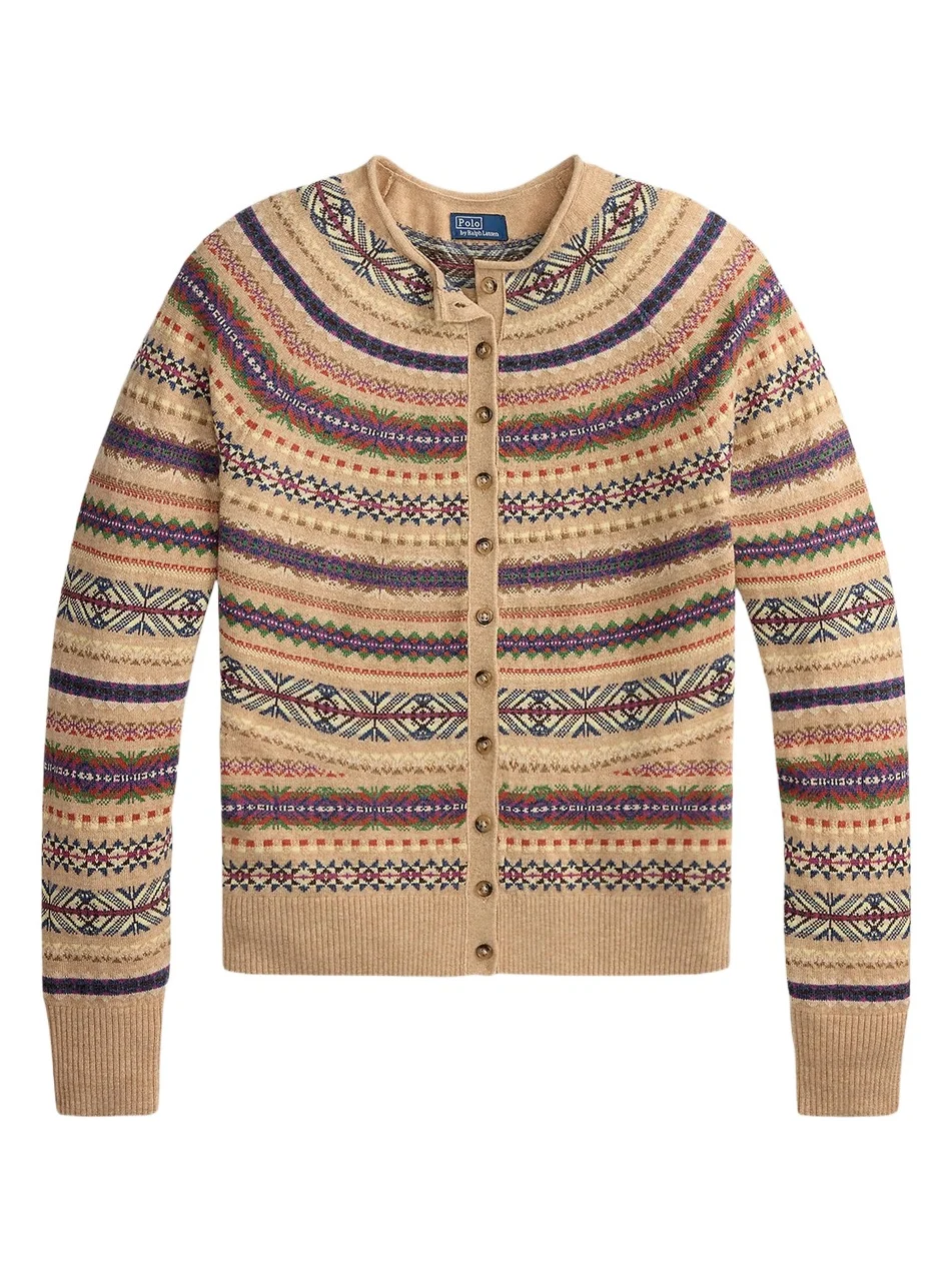 Women's Fair Isle Wool-Blend Cardigan Women's Fair Isle Wool-Blend Cardigan