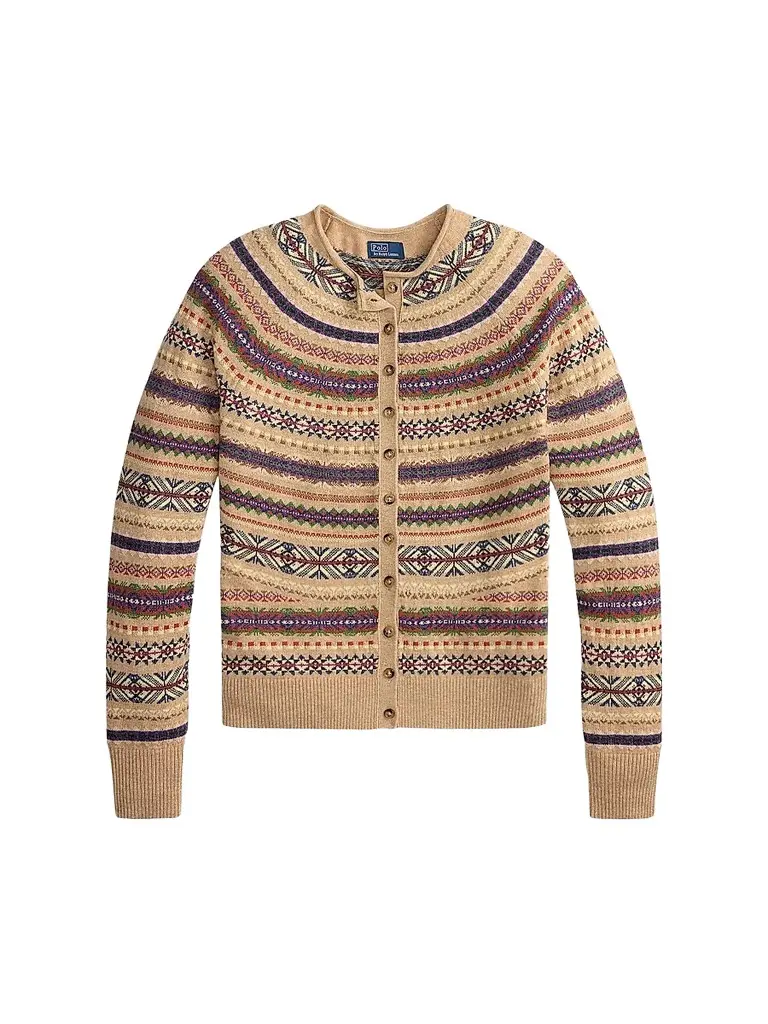Polo Ralph Lauren Women's Fair Isle Wool-Blend Cardigan