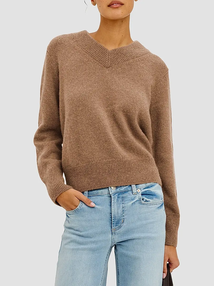 RAILS Women's Lidya Cotton-Wool V-Neck Sweater | Thumbnail 4 RAILS Women's Lidya Cotton-Wool V-Neck Sweater | Thumbnail 4