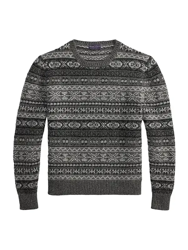 Men's Fair Isle-Style Cashmere-Blend Sweater
