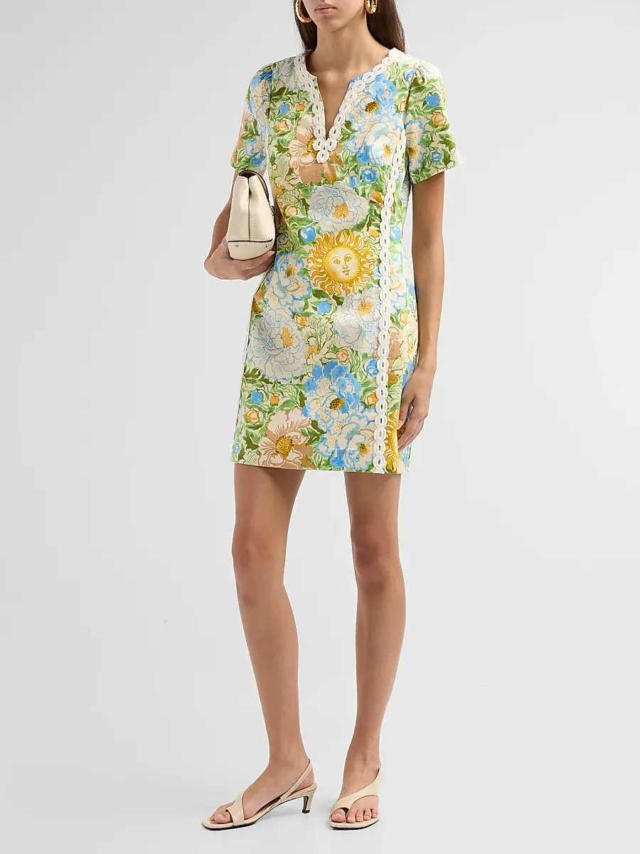 Lilly Pulitzer Women's Minerva Stretch Sheath Mini Dress | Thumbnail 4