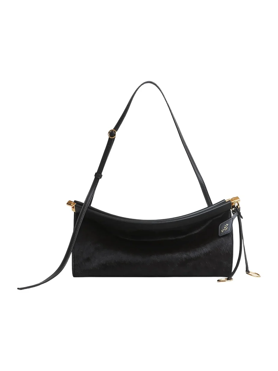 Women's Click Medium Calf-Hair Shoulder Bag