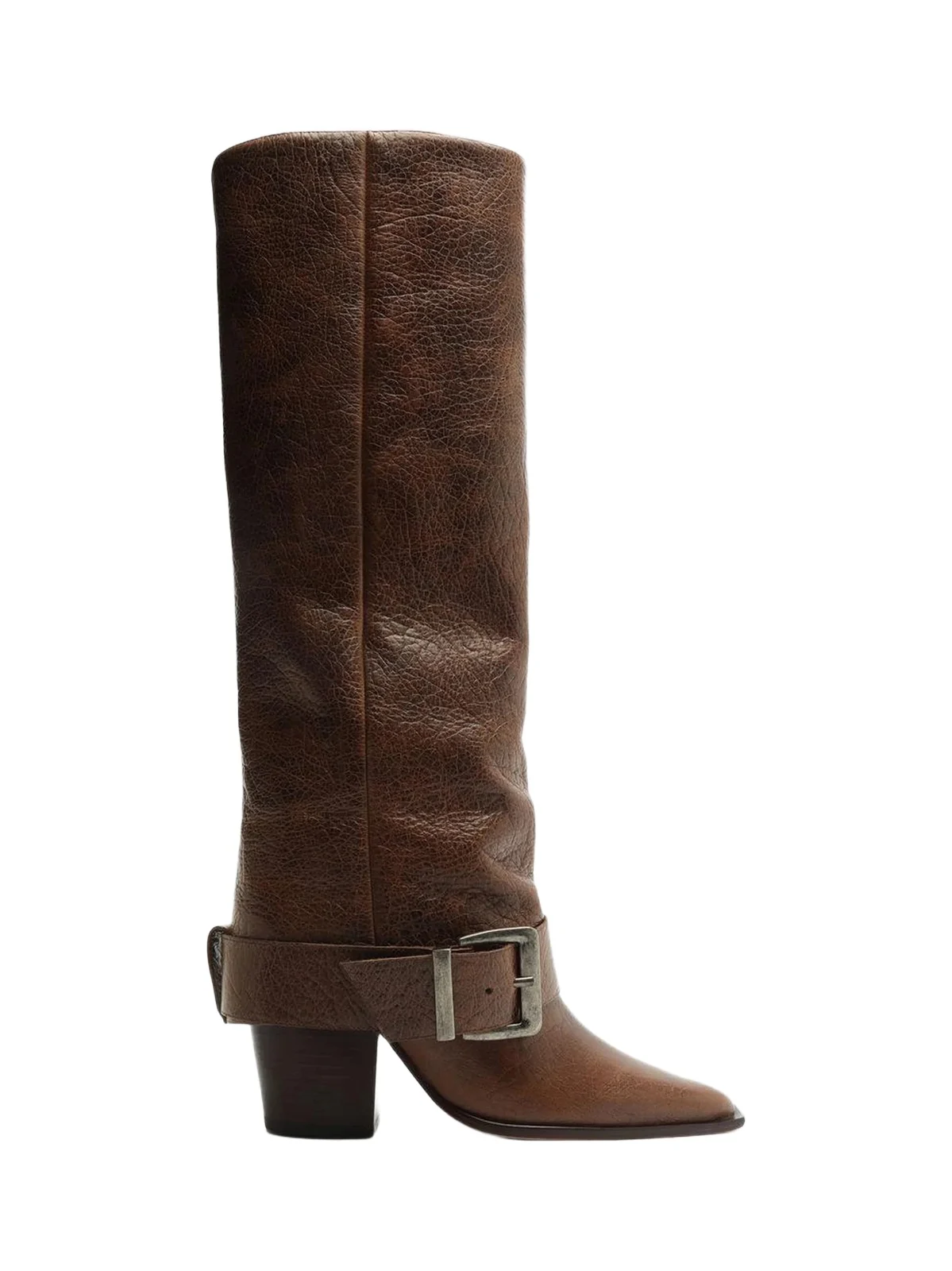 Schutz Women's Parker Up 85MM Leather Knee-High Boots