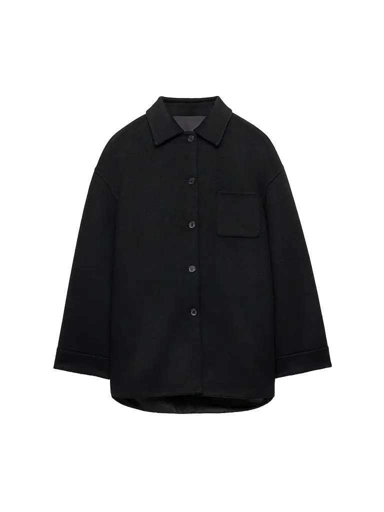 Women's Reversible Double Cashwool and Nylon Caban Jacket Women's Reversible Double Cashwool and Nylon Caban Jacket