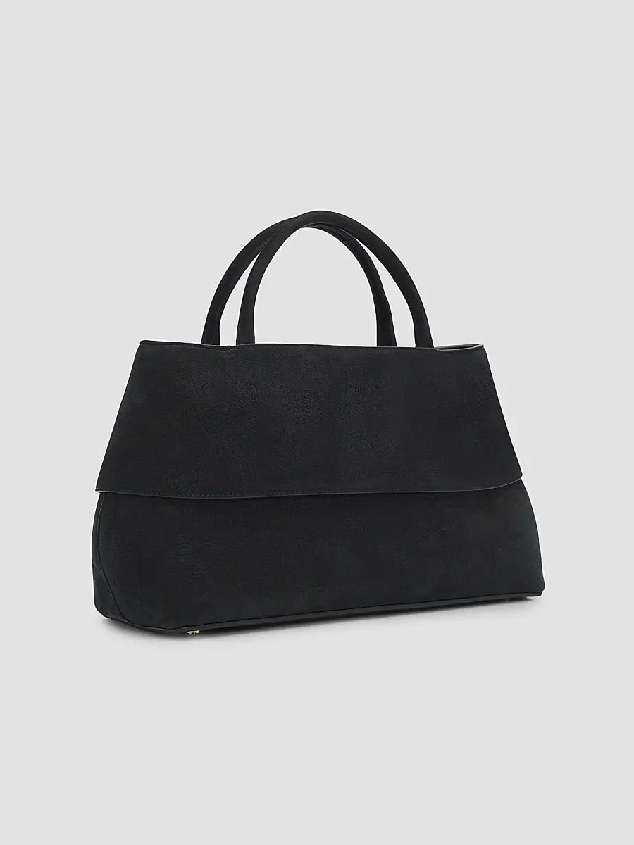 TOTEME Women's Medium Belted Suede Tote Bag | Thumbnail 2 TOTEME Women's Medium Belted Suede Tote Bag | Thumbnail 2
