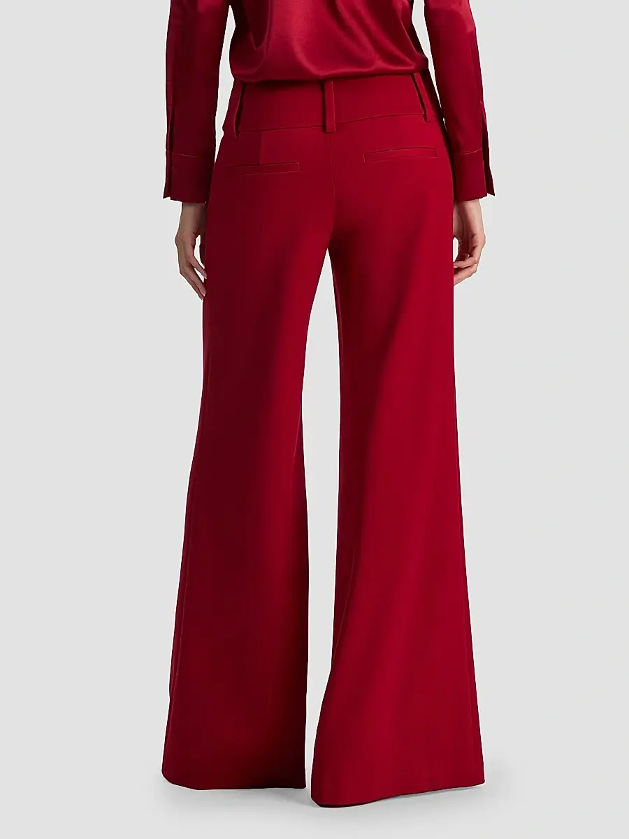 Alice + Olivia Women's Olivia Wide-Leg Flare Pants | Thumbnail 3 Alice + Olivia Women's Olivia Wide-Leg Flare Pants | Thumbnail 3
