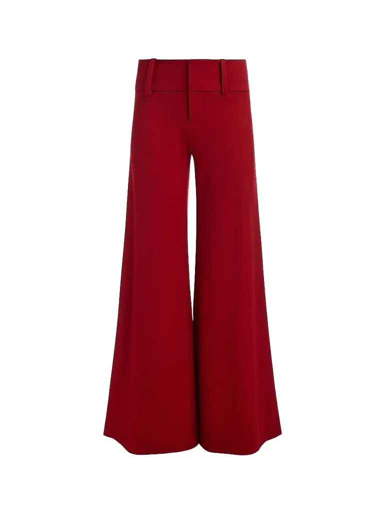 Alice + Olivia Women's Olivia Wide-Leg Flare Pants