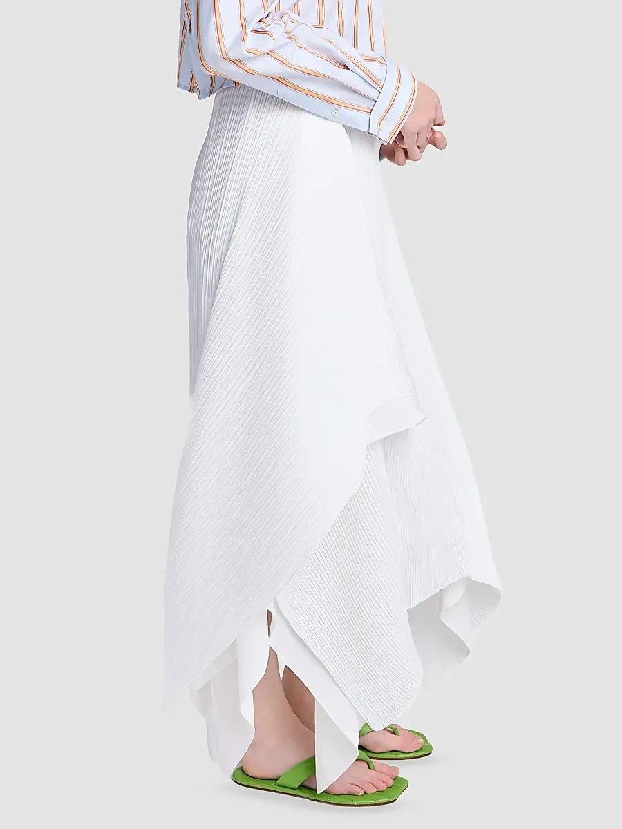 JW Anderson Women's Pleated Handkerchief-Hem Skirt | Thumbnail 5 JW Anderson Women's Pleated Handkerchief-Hem Skirt | Thumbnail 5