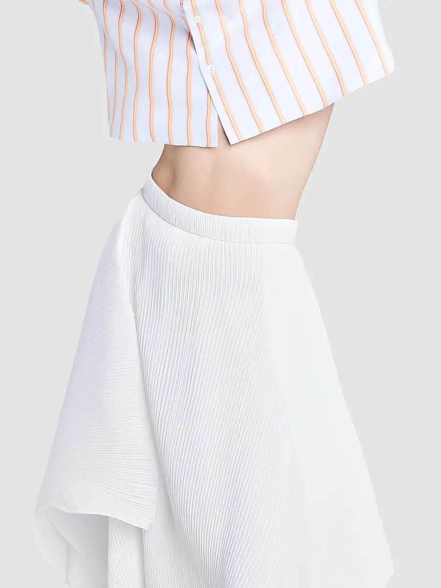 JW Anderson Women's Pleated Handkerchief-Hem Skirt | Thumbnail 6 JW Anderson Women's Pleated Handkerchief-Hem Skirt | Thumbnail 6