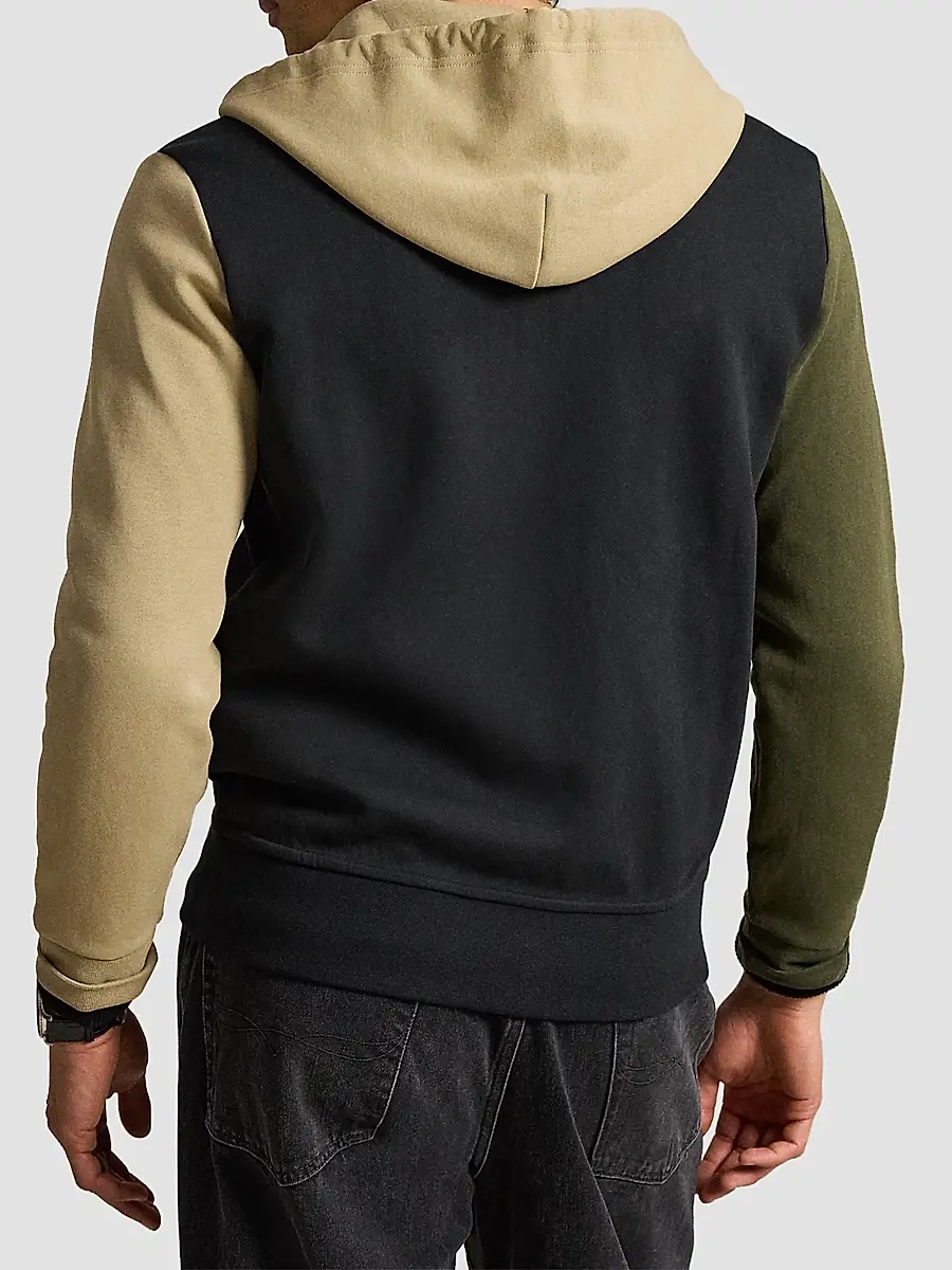 Polo Ralph Lauren Men's Double-Knit Zip-Front Hoodie | Thumbnail 3 Polo Ralph Lauren Men's Double-Knit Zip-Front Hoodie | Thumbnail 3