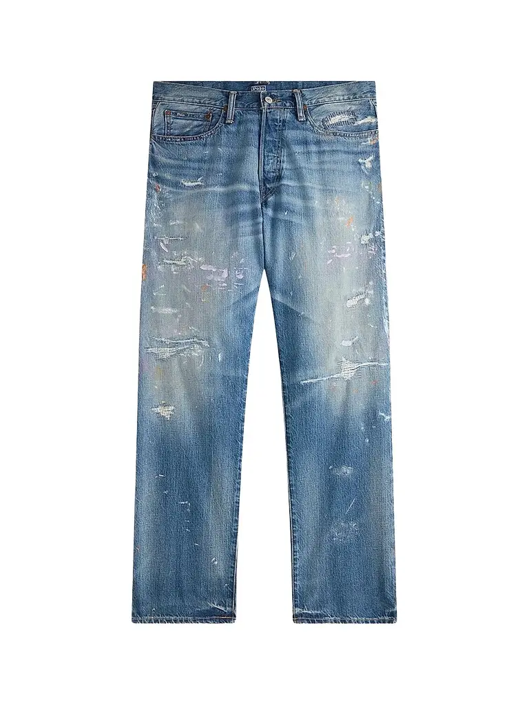 Polo Ralph Lauren Men's Vintage Classic Distressed Jeans
