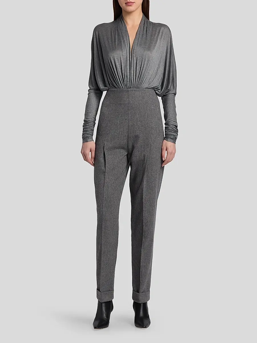 Co Women's Jodhpur Wool-Cashmere Trousers | Thumbnail 2 Co Women's Jodhpur Wool-Cashmere Trousers | Thumbnail 2