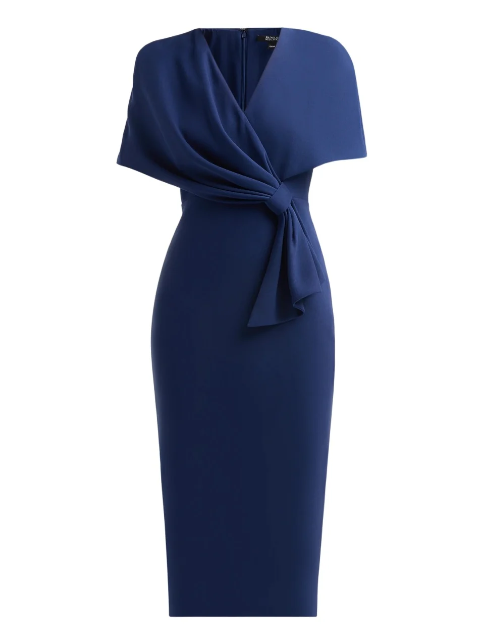 BADGLEY MISCHKA Women's Drape Knotted Cocktail Dress