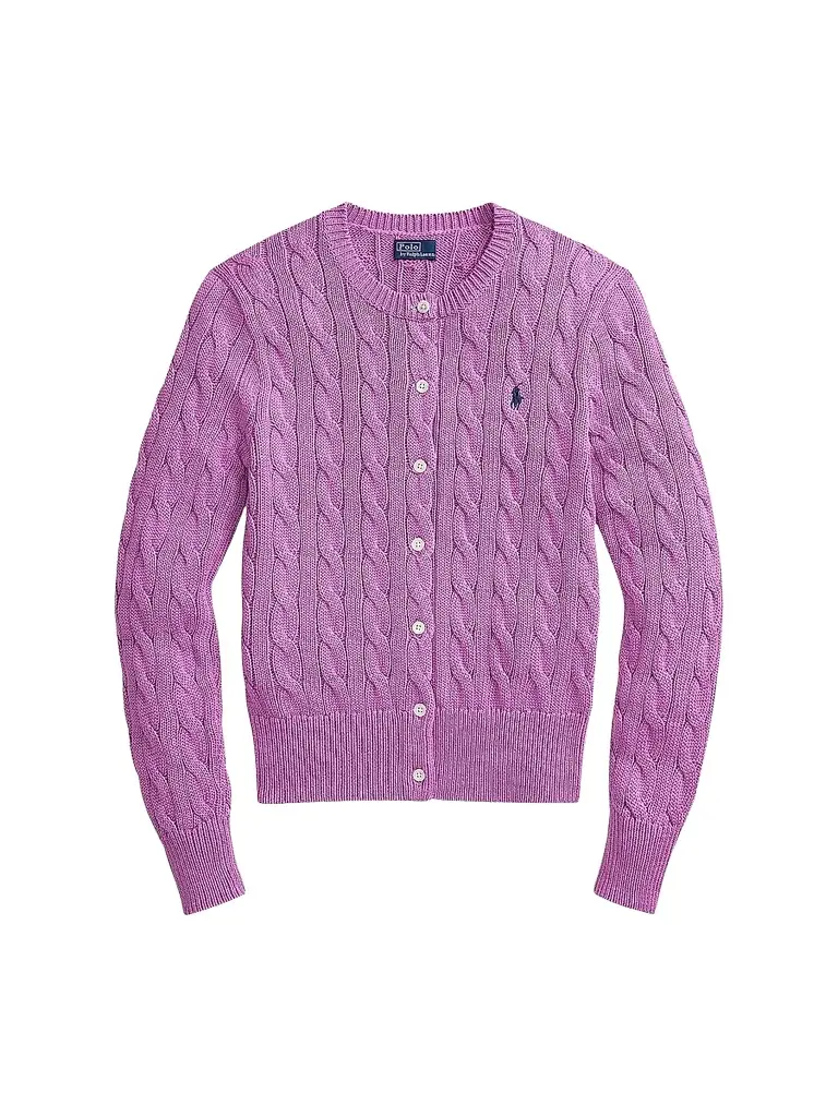 Polo Ralph Lauren Women's Cable-Knit Cotton Crewneck Cardigan