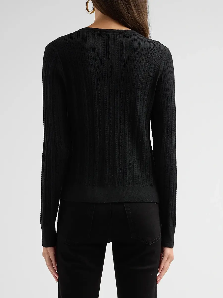 rag & bone Women's Rhodes Wool Crewneck Cardigan | Thumbnail 3 rag & bone Women's Rhodes Wool Crewneck Cardigan | Thumbnail 3