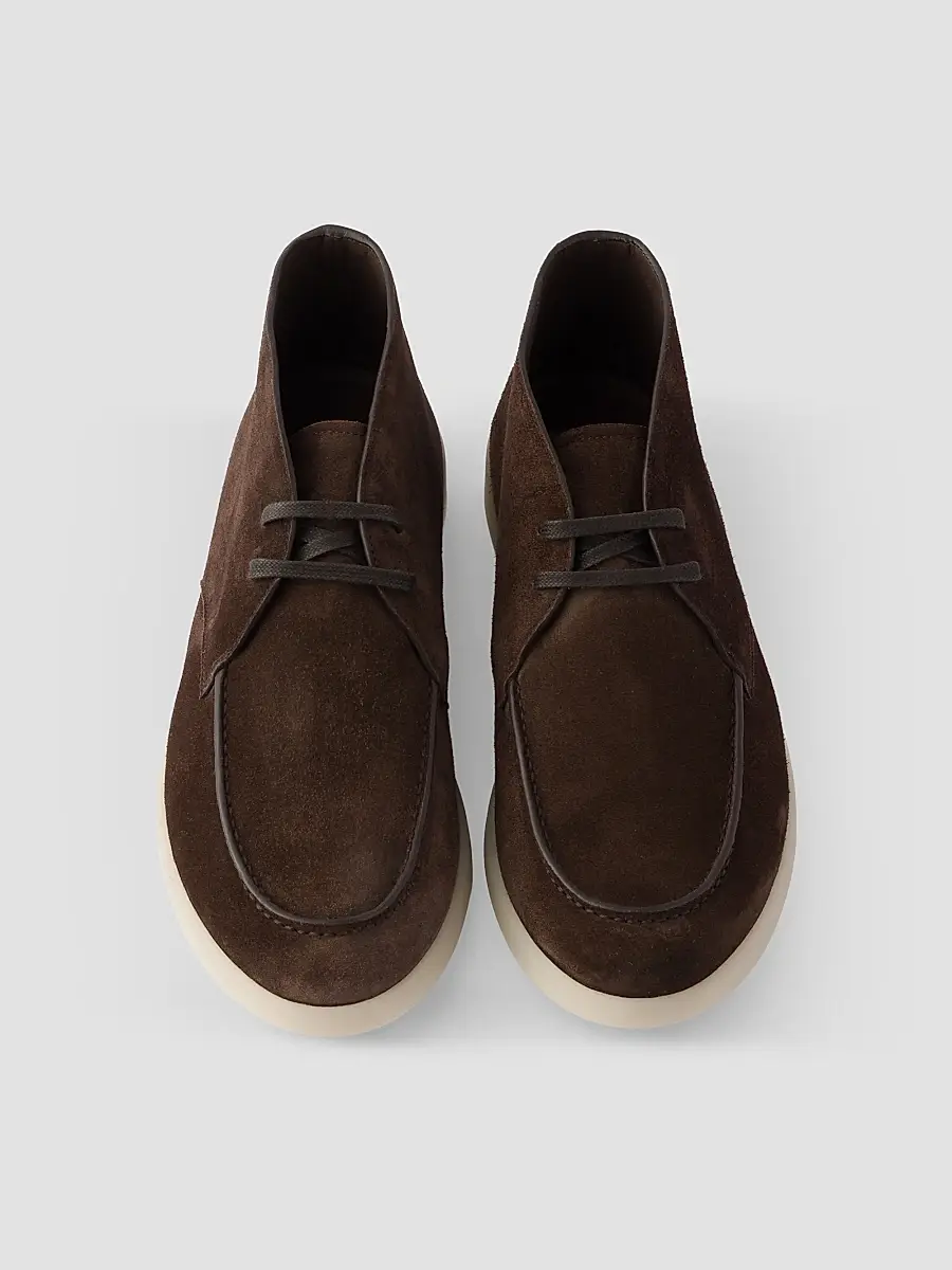 Prada Men's Suede Chukka Boots | Thumbnail 4 Prada Men's Suede Chukka Boots | Thumbnail 4