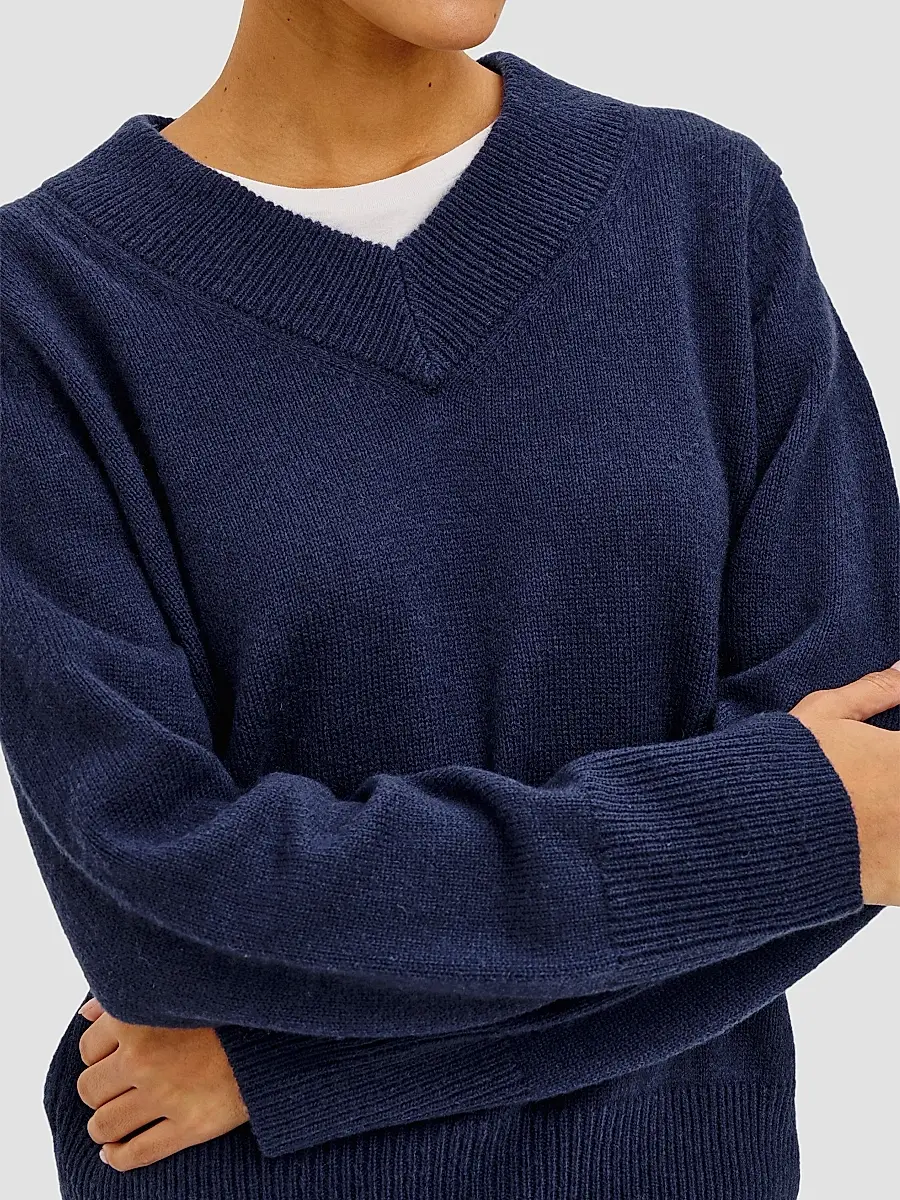 RAILS Women's Lidya Cotton-Wool V-Neck Sweater | Thumbnail 5 RAILS Women's Lidya Cotton-Wool V-Neck Sweater | Thumbnail 5