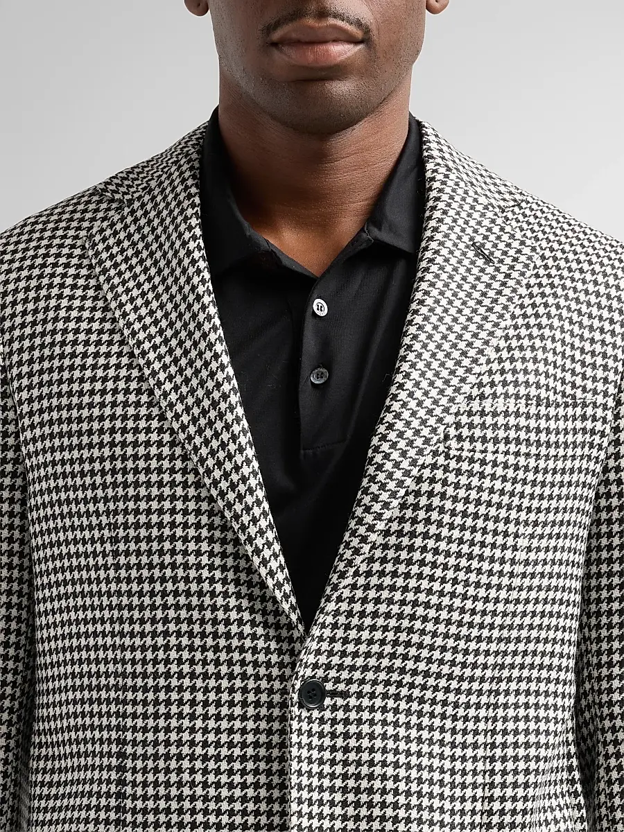 Sartorio Napoli Men's Houndstooth Wool-Alpaca-Silk Sport Coat | Thumbnail 5 Sartorio Napoli Men's Houndstooth Wool-Alpaca-Silk Sport Coat | Thumbnail 5