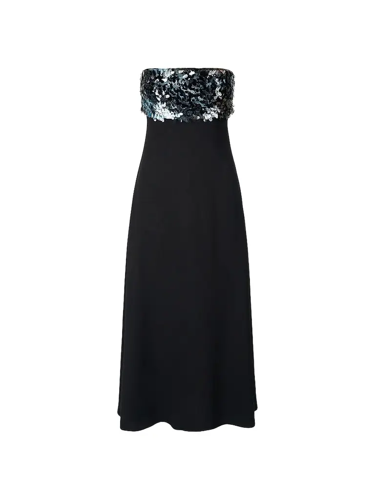 Staud Women's Phoenix Sequined Crinkle Chiffon Gown