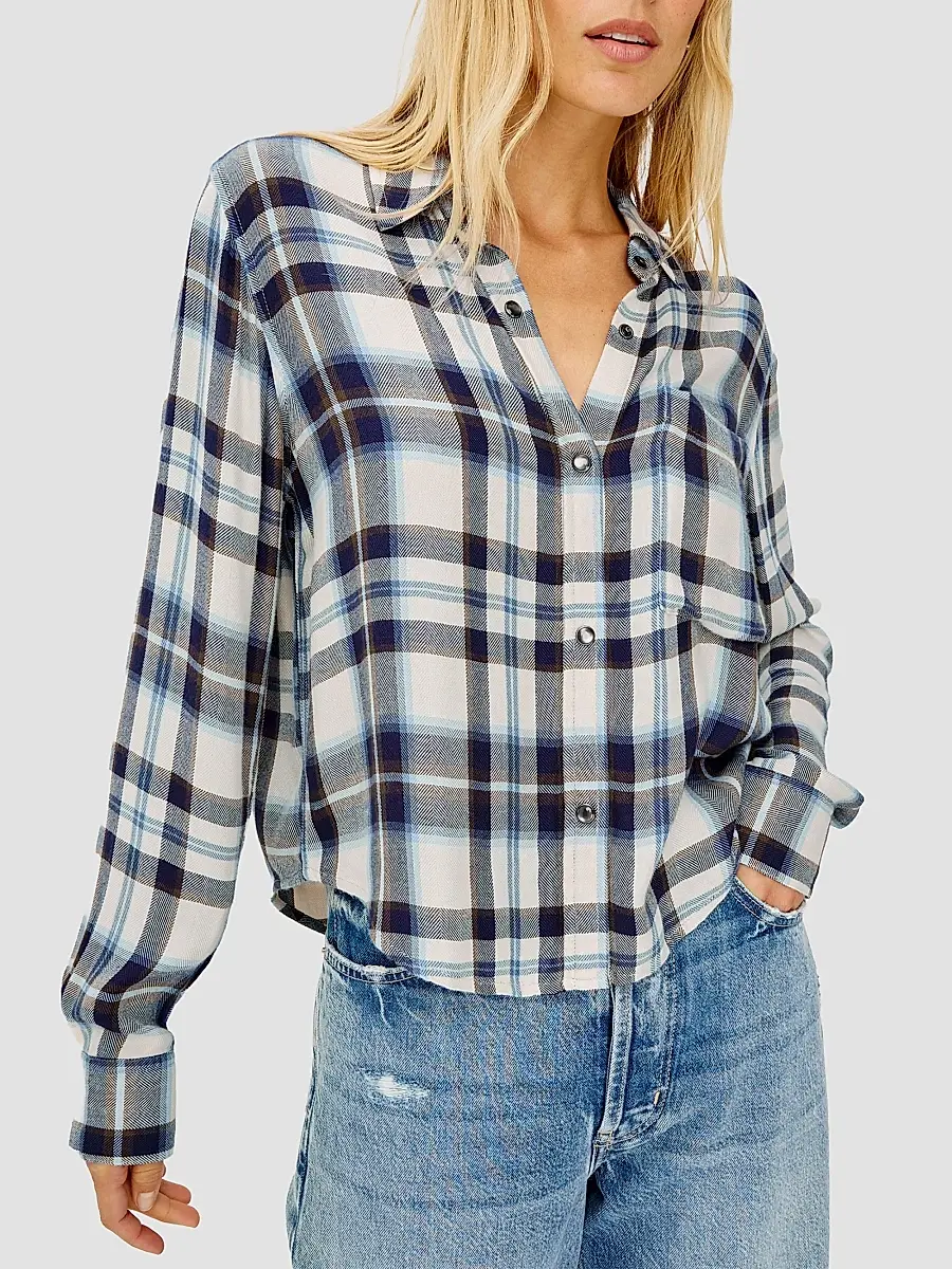 RAILS Women's Malin Checked Shirt | Thumbnail 4