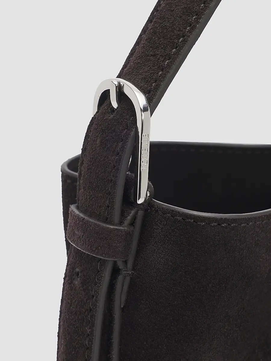 TOTEME Women's Petite Belted Suede Tote | Thumbnail 6 TOTEME Women's Petite Belted Suede Tote | Thumbnail 6