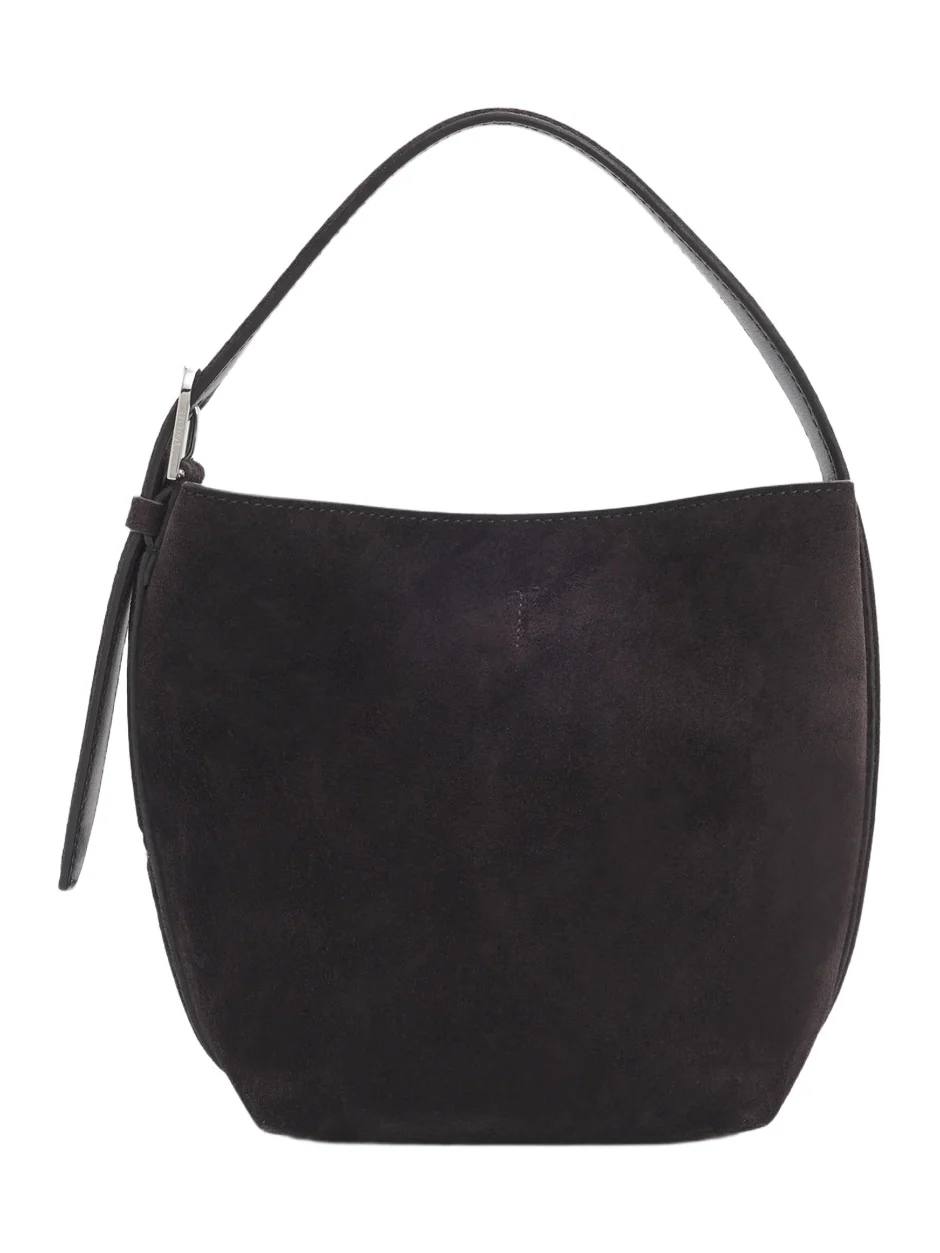 TOTEME Women's Petite Belted Suede Tote
