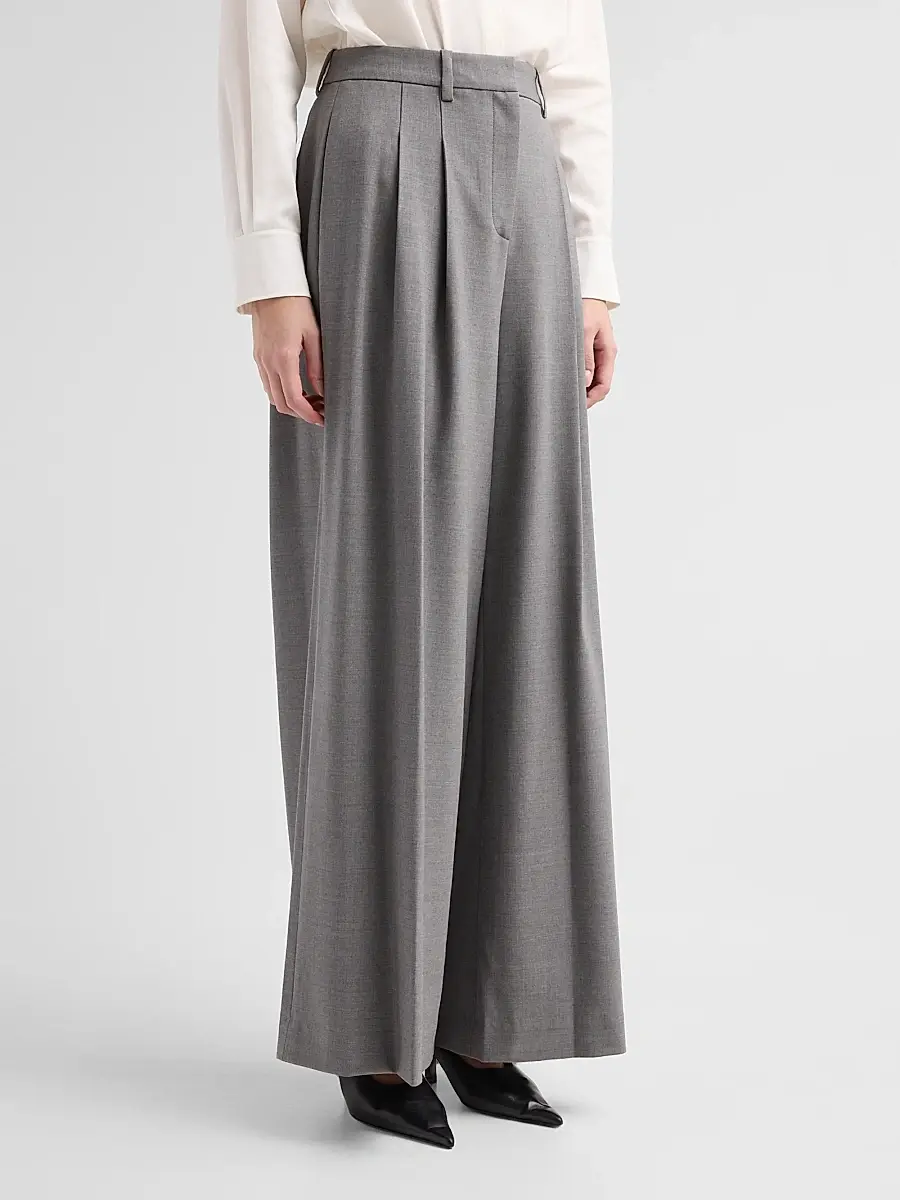 TWP Women's Avery Pleated Wide-Leg Trousers | Thumbnail 4 TWP Women's Avery Pleated Wide-Leg Trousers | Thumbnail 4