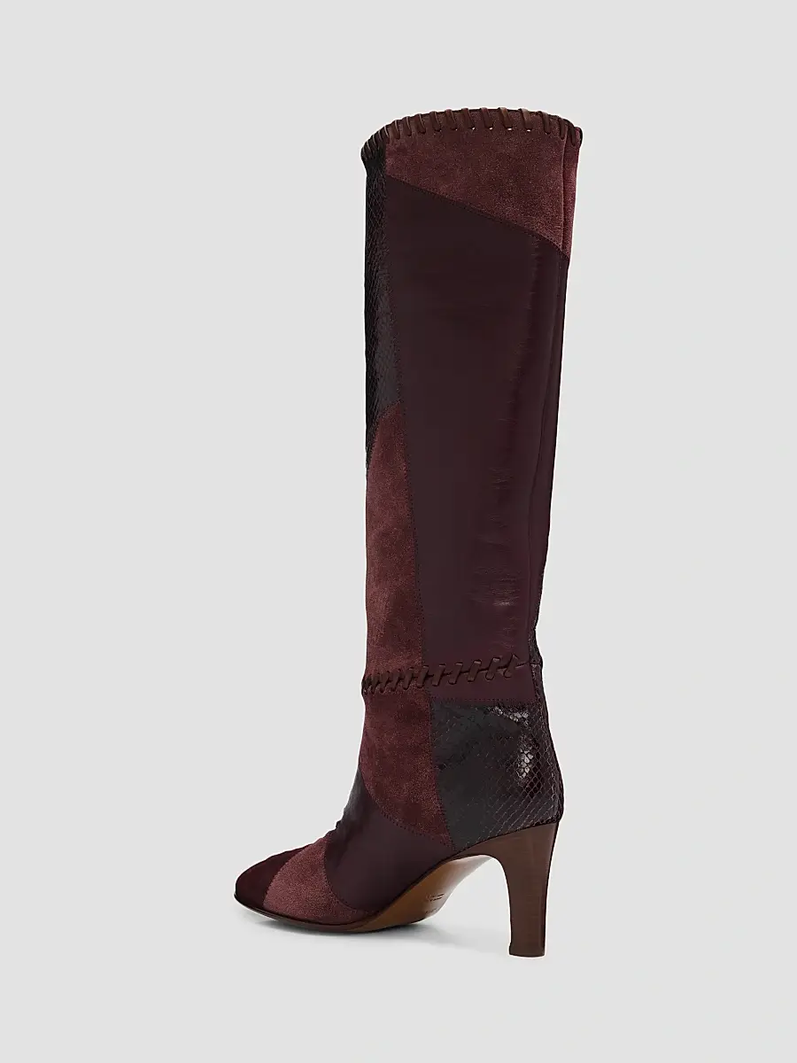 Zimmermann Women's Alchemy 75MM Patchwork Leather Knee-High Boots | Thumbnail 2 Zimmermann Women's Alchemy 75MM Patchwork Leather Knee-High Boots | Thumbnail 2