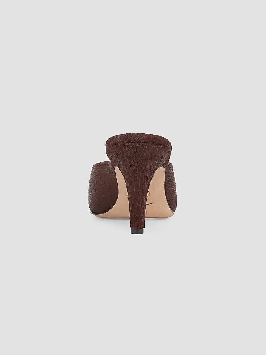 Veronica Beard Women's Rochelle 75MM Calf Hair Mules | Thumbnail 3 Veronica Beard Women's Rochelle 75MM Calf Hair Mules | Thumbnail 3