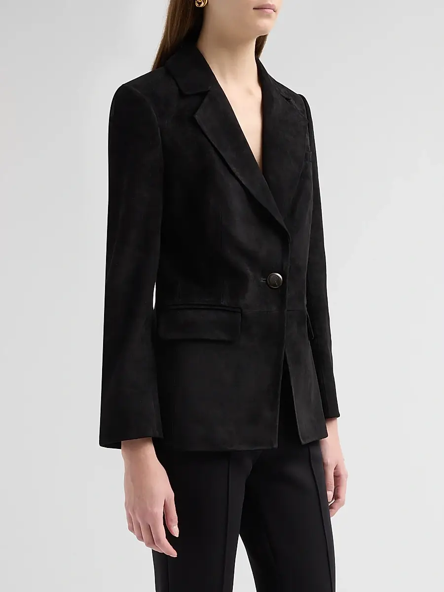 Veronica Beard Women's Healy Suede Dickey Jacket | Thumbnail 4 Veronica Beard Women's Healy Suede Dickey Jacket | Thumbnail 4