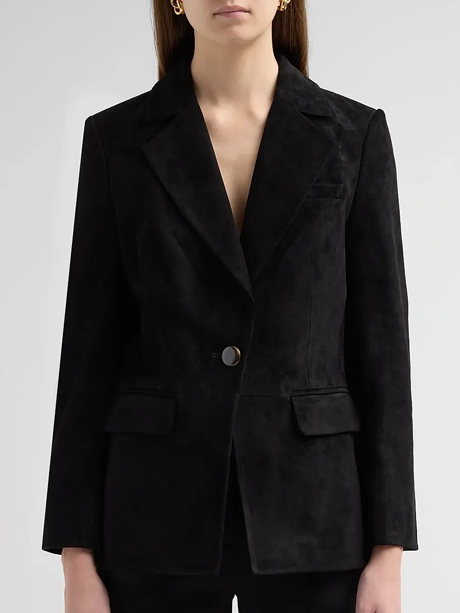Veronica Beard Women's Healy Suede Dickey Jacket | Thumbnail 5 Veronica Beard Women's Healy Suede Dickey Jacket | Thumbnail 5