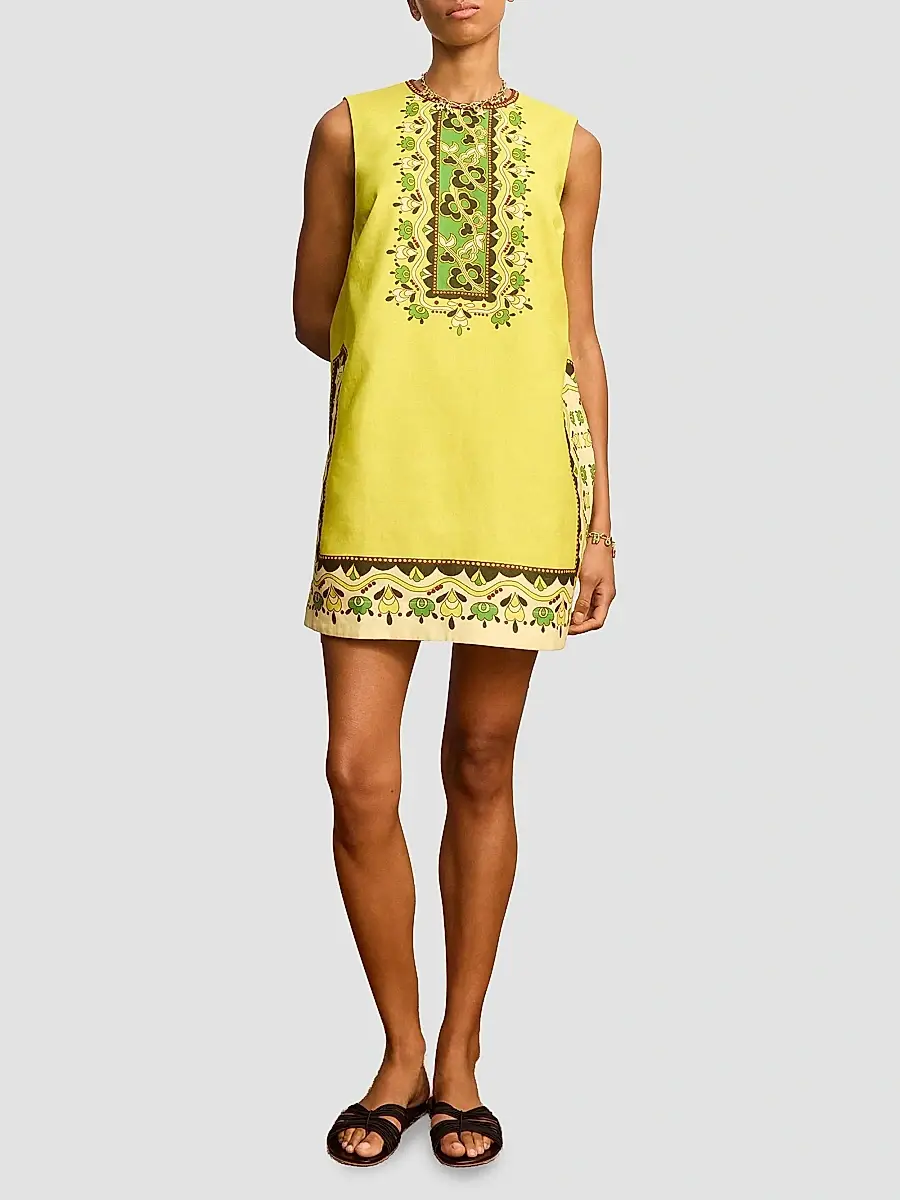 ALÉMAIS Women's Bridgette Sleeveless Mini Dress | Thumbnail 2