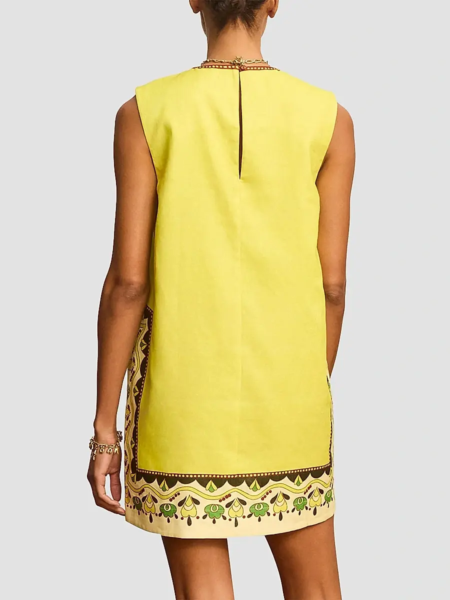 ALÉMAIS Women's Bridgette Sleeveless Mini Dress | Thumbnail 3